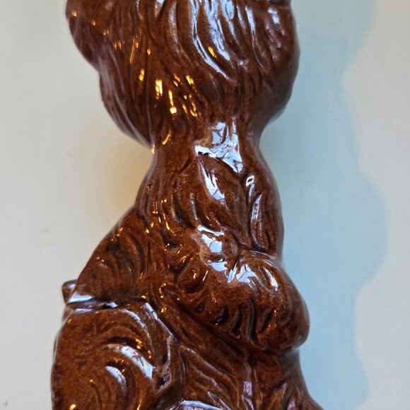 Vintage Red Clay Ceramic Sitting Cat Figurine (Made in Japan) - Picture 5 of 7